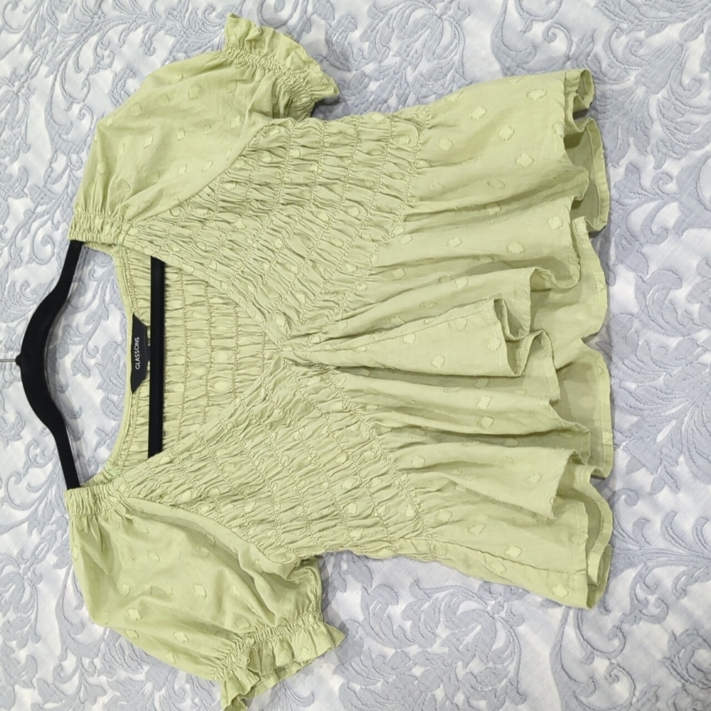 Glassons Pretty Green Top
